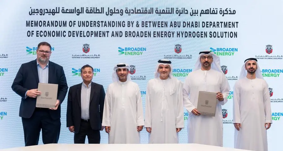 Broaden Energy invests AED 1bln to establish hydrogen equipment manufacturing complex in Abu Dhabi