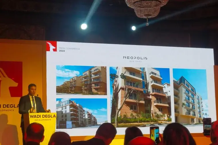 Wadi Degla Developments CEO Raymond Ahdy during the press conference. Photo source : Eman Hamed