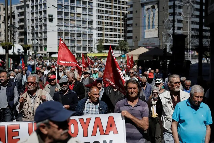 Ships docked, trains halted as Greek workers strike over rising costs