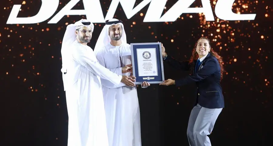 DAMAC Group in association with Skydive Dubai breaks Guinness record for highest altitude skydiving fireworks display