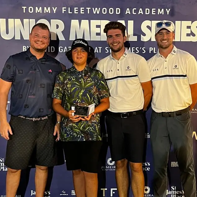 Tommy Fleetwood Academy Junior Medal Series by David Gardner from St James’s Place held