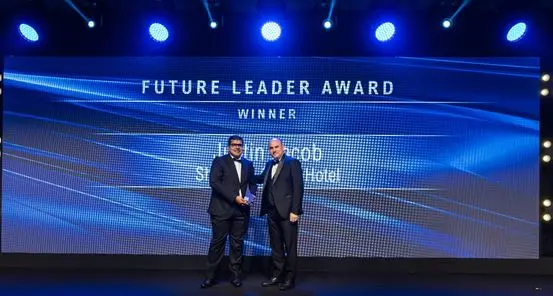 Justin Jacob, Revenue Director of Sheraton Oman, awarded Future Leader of the Year by Hotelier Middle East
