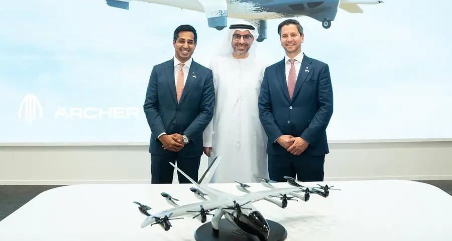 بيان صحفي: \"آرتشر للطيران\" تعلن اتفاقية لإطلاق خدمات التاكسي الطائر في الإمارات
