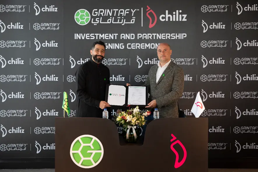 قرنتافاي السعودية تحصل على استثمار استراتيجي من Chiliz يُسرع من تبنيها تقنية ويب3 وتنمية كرة القدم في المنطقة