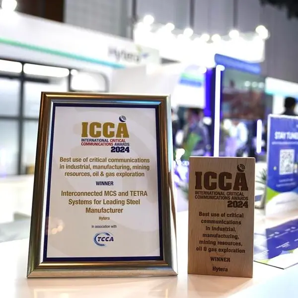 Hytera wins ICCAs Award 2024 with MCS Solution