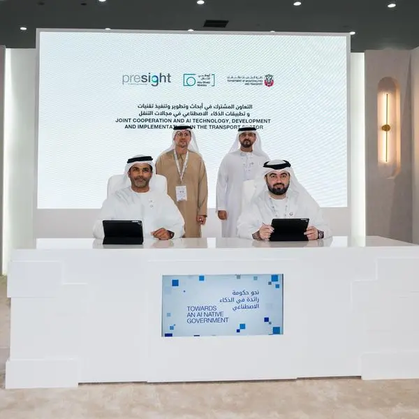 The Integrated Transport Centre (Abu Dhabi Mobility) signs MoU with Presight AI Technologies