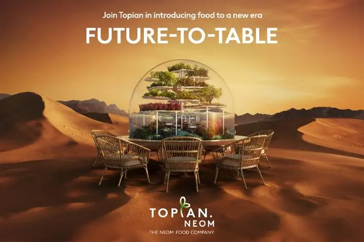 Fostering a vibrant community of scientists, industry experts and innovators, Topian represents a new innovative standard in sustainable food production. Image Courtesy: NEOM