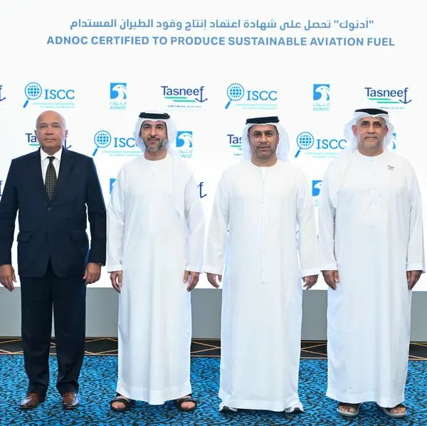 ADNOC first company in the Middle East to receive ISCC certification to produce sustainable aviation fuel