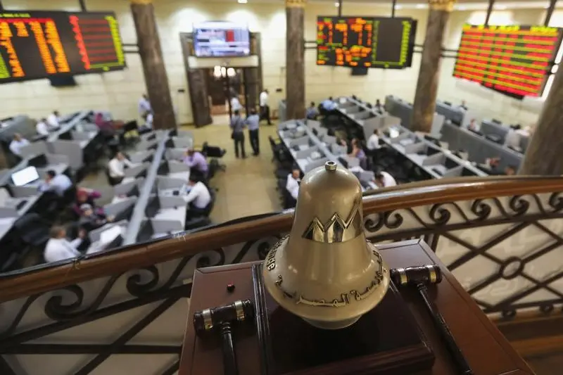 A general view of the Egyptian stock exchange in Cairo August 18, 2013. Egypt\\'s stock market fell sharply on Sunday as it resumed trading after hundreds of people were killed in a crackdown by the army-backed government on supporters of the Muslim Brotherhood. Banks and the stock market reopened for the first time since Wednesday\\'s carnage, with shares rapidly falling 2.5 percent. REUTERS/Louafi Larbi (EGYPT - Tags: POLITICS CIVIL UNREST BUSINESS) - RTX12PJU , Reuters Images