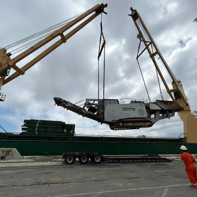 محطة فلوريدا التابعة لشركة غلفتينر تنقل بنجاح المركبات الثقيلة إلى غيانا