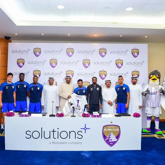 Solutions+, a Mubadala company, signs strategic sponsorship agreement with Al Ain Football Club