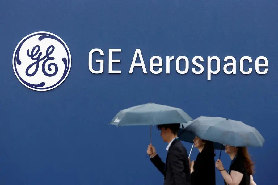 FILE PHOTO: View of the GE Aerospace chalet at the 54th International Paris Air Show at Le Bourget Airport near Paris, France, June 22, 2023. REUTERS/Benoit Tessier. Image used for illustrative purpose. , Reuters