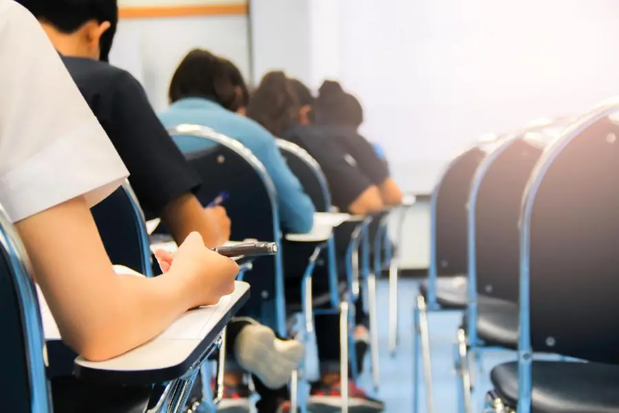 Students Giving Exam Test In University. Getty Images Image used for illustrative purpose. , Getty Images