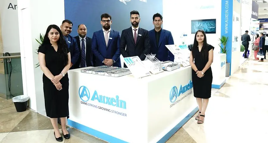 Auxein Medical showcases advanced orthopaedic implants at Arab Health 2024