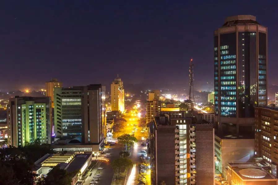 This is a low light image of the Reserve Bank of Zimbabwe looking East at Dusk. Image used for illustrative purpose. Getty Images , Getty Images