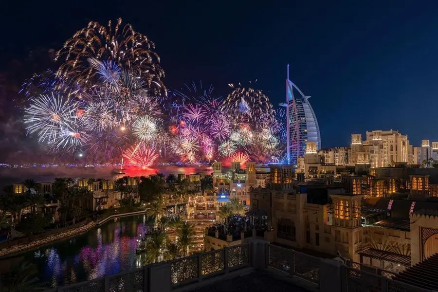 New Year\\u2019s Eve celebrations in Dubai. Image courtesy Dubai Media Office Twitter handle.