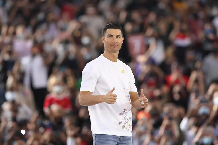 Cristiano Ronaldo drips in diamonds at Dubai sports conference