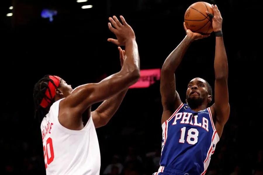 Embiid gets late block as Maxey, 76ers take 3-0 lead on Nets