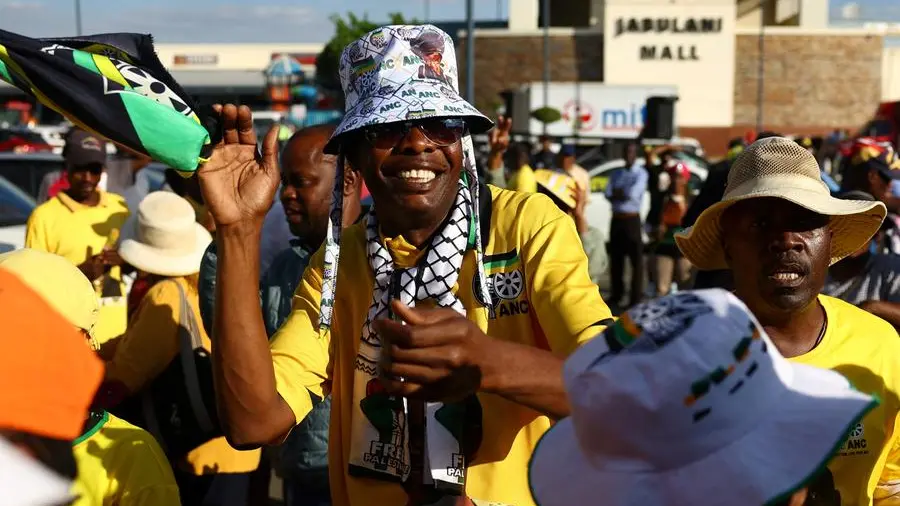 Support for South Africa's ANC near 40% weeks before election, Ipsos poll shows