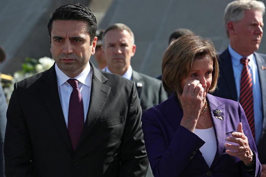 Pelosi condemns Azerbaijan's attacks on Armenia