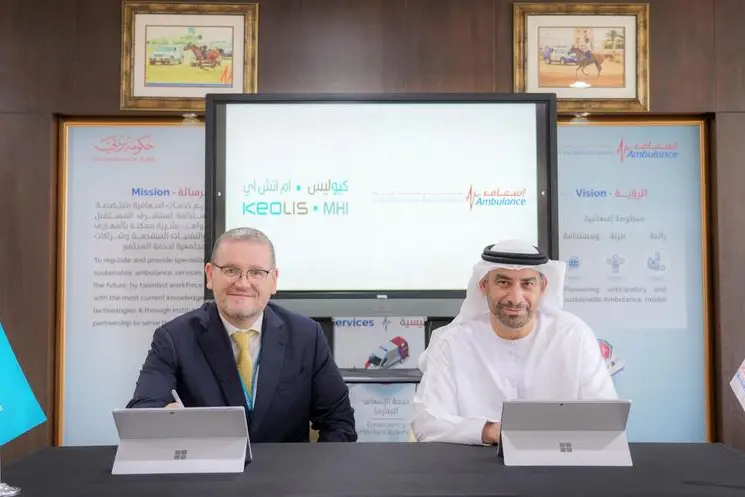 Keolis MHI and Dubai Corporation for Ambulance Services sign an MoU