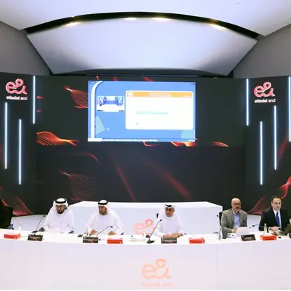 E&’s AGM approves a 3-year progressive dividend policy with an annual increase of 0.03 AED per share