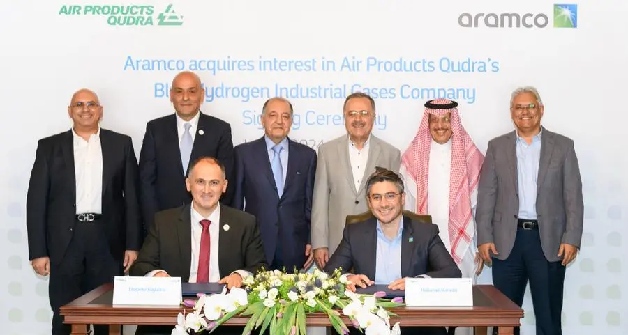 أرامكو السعودية تستحوذ على حصة 50% في شركة الهيدروجين الأزرق للغازات الصناعية التابعة لإير برودكتس قدرة