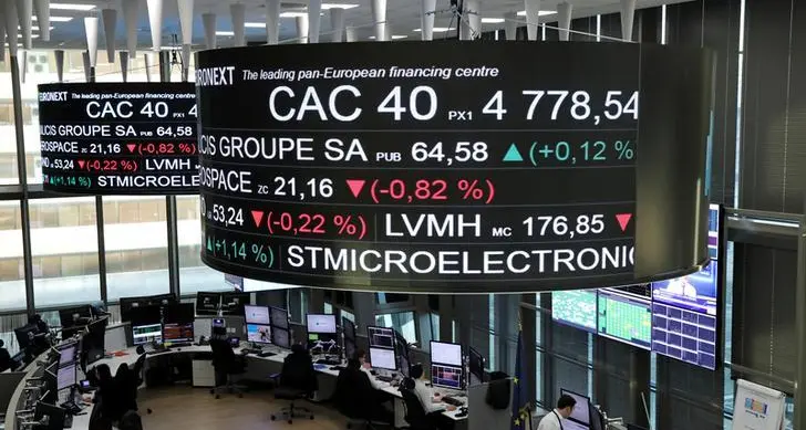 Europe's STOXX drops to 1-month low on geopolitical woes; L'Oreal shines