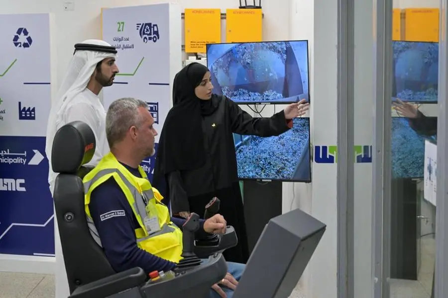 The Dubai Waste to Energy facility welcomed H.H. Sheikh Hamdan bin Mohammed bin Rashid Al Maktoum, Crown Prince of Dubai and Chairman of Dubai Executive Council. Image courtesy: BESIX