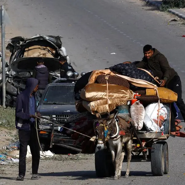 Donkey cart ride shows scale of destruction in Gaza's Khan Younis