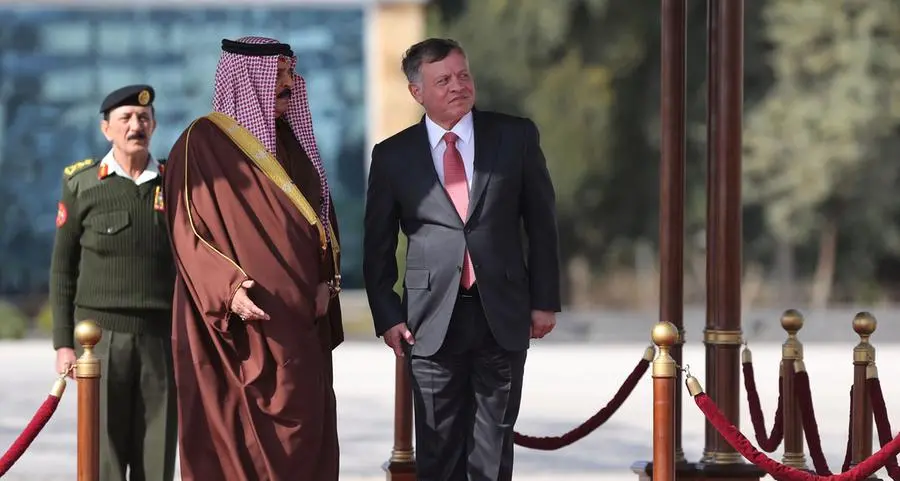 Jordan's King, Bahrain monarch stress need to maintain Arab coordination