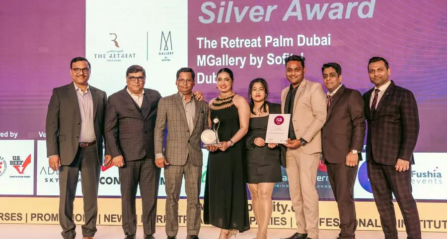 MGallery The Retreat Palm Dubai celebrates double win at Hozpitality awards