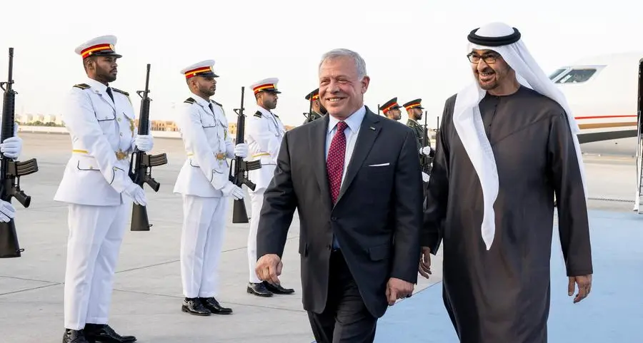 Jordan's King meets UAE president in Abu Dhabi