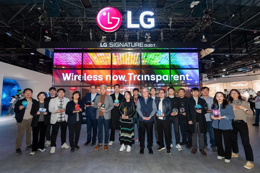 LG's commitment to innovation is recognized with numerous awards at CES 2024