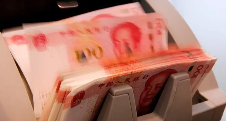 China's yuan set for biggest monthly loss since September