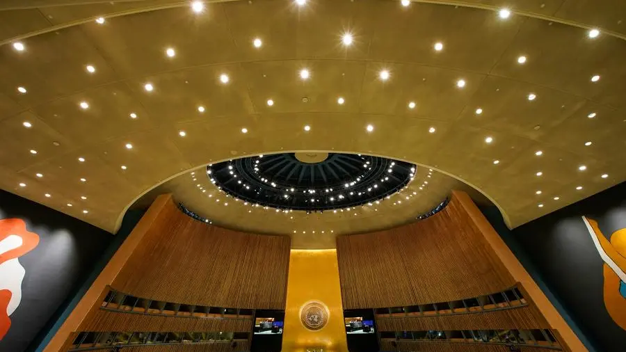 Inside the U.N. General Assembly