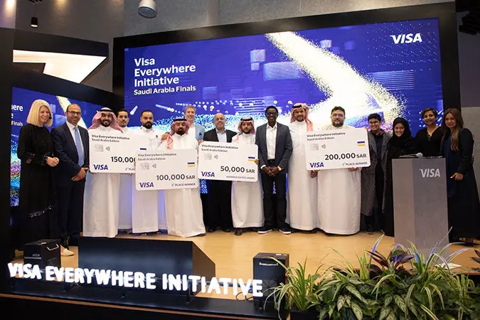 <p><strong>Saudi Arabia fintech winners from the 2023 Visa Everywhere Initiative. Image courtesy: Visa</strong></p>\\n