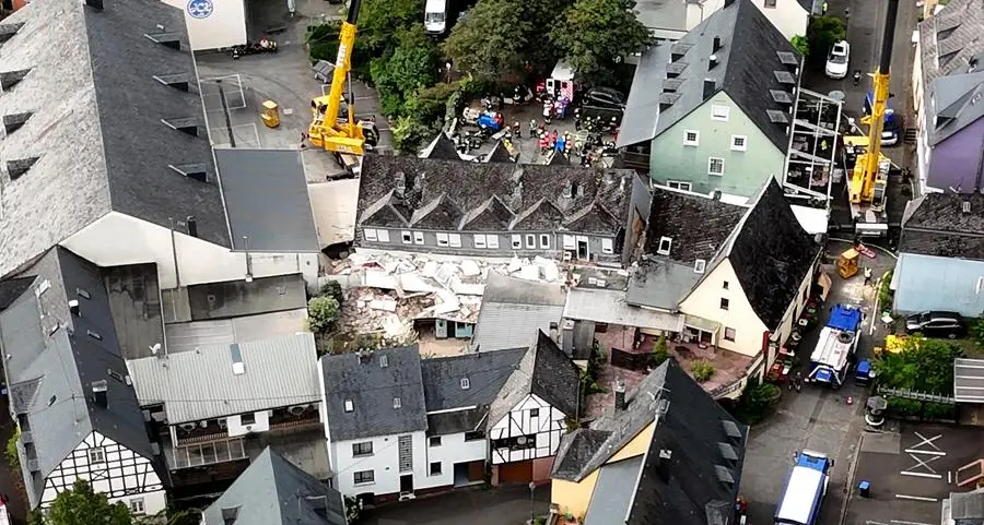 Two dead, several trapped all rescued in German hotel collapse