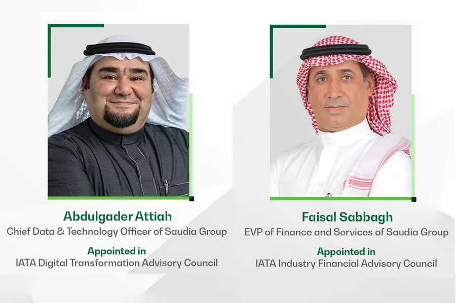 Two Saudia representatives appointed to IATA’s Advisory Councils