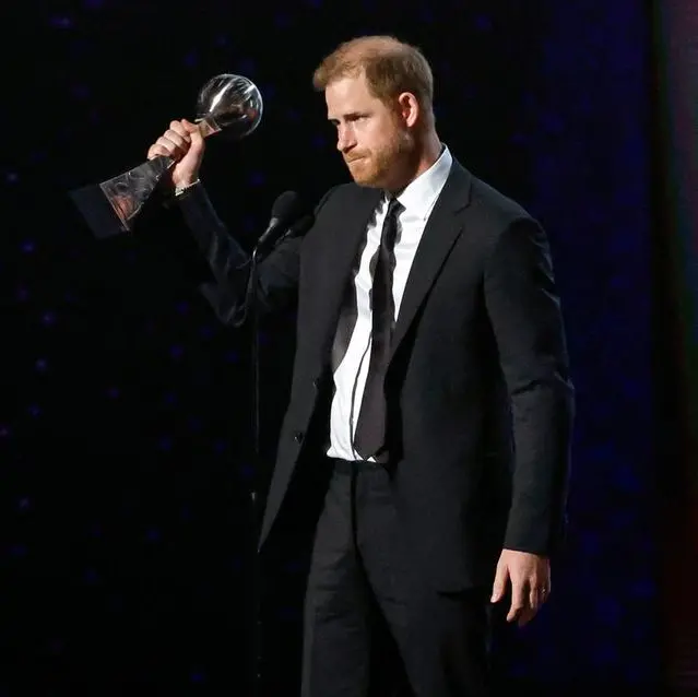 Prince Harry honored with Tillman award at Espy Awards