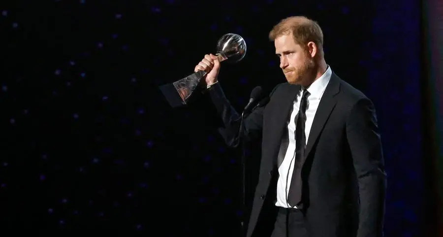 Prince Harry honored with Tillman award at Espy Awards