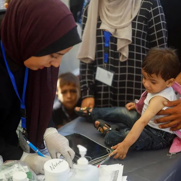 Medics aim to screen thousands of Gaza children for malnutrition