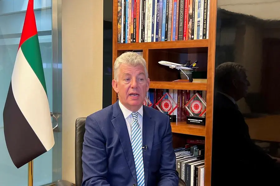 Chief Executive Officer of Dubai Airports Paul Griffiths attends an interview with Reuters in Dubai, United Arab Emirates, November 22, 2022. REUTERS/AbdelHadi Ramahi , Reuters