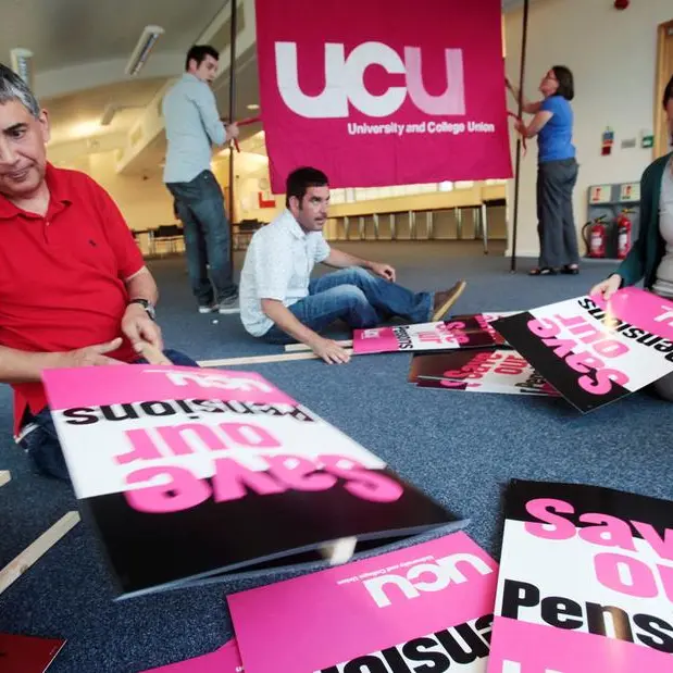 UK's university and college union to pause strikes for two weeks