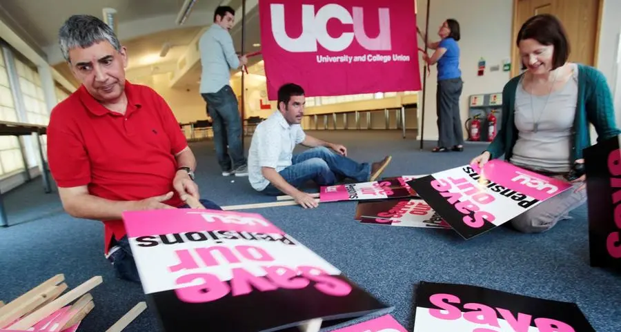 UK's university and college union to pause strikes for two weeks