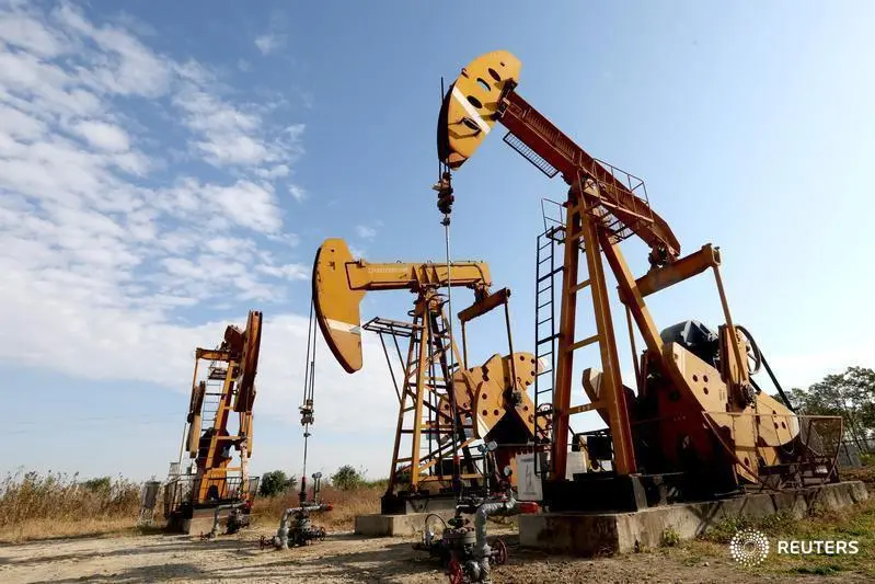Image used for illustrative purpose only. Pumpjacks are seen at an oil field in Huaian, Jiangsu province, China November 11, 2017. Picture taken November 11, 2017. , Reuters Images/Stringer