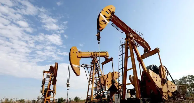 Oil prices jump but post third straight weekly fall on economic woes