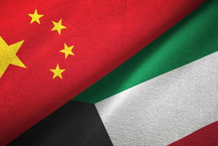 Kuwait and China flag together. Getty Images Image used for illustrative purpose