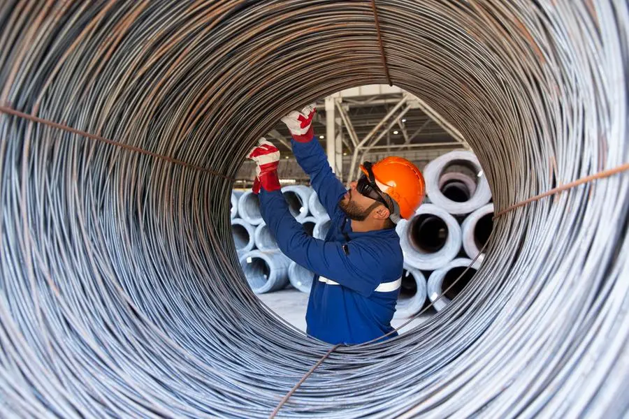 Wire rods. Image courtesy: Emirates Steel