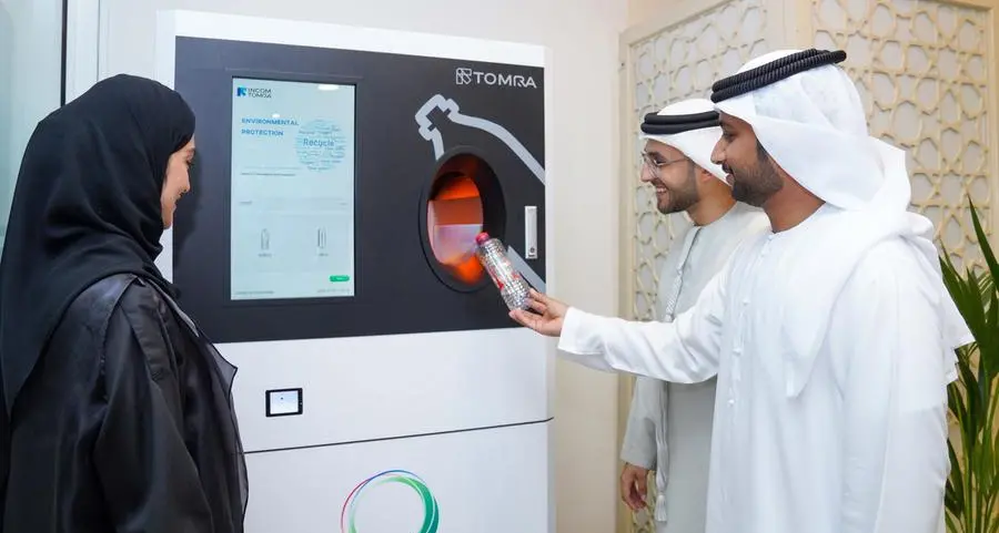 DEWA employees recycle around 222,000 plastic bottles and aluminum cans through smart recycling machines